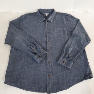 Carbon2Cobalt Chambray Long Sleeve Shirt